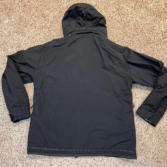 Section Vintage MFM Snowboard Coat Jacket With Hood Rare Black XL - Picture 13 of 16